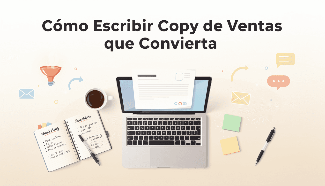 Cómo Escribir Copy de Ventas que Convierte (Guía 2026)