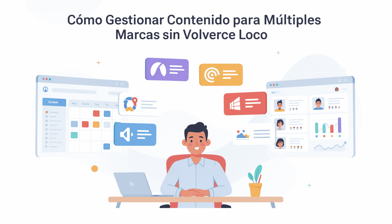 Cómo Gestionar Contenido para Múltiples Marcas sin Volverse Loco