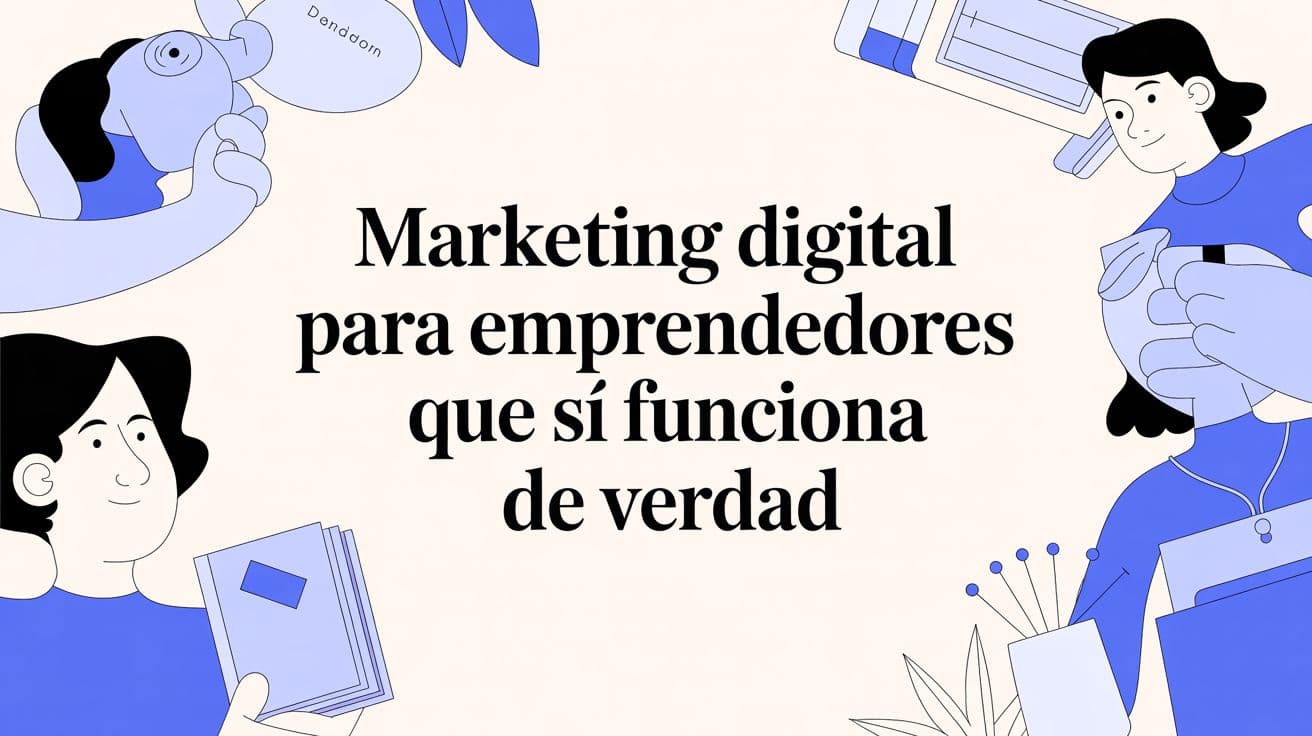 Marketing digital para emprendedores que sí funciona de verdad