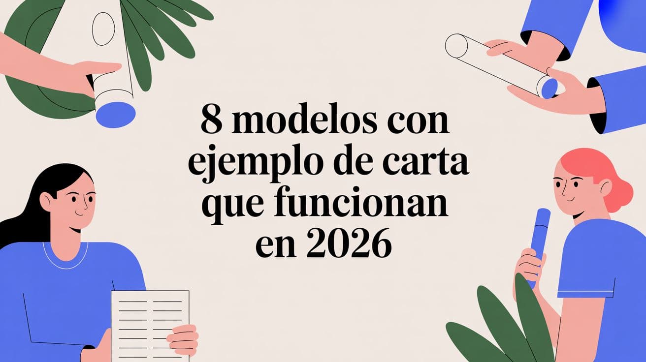 8 modelos con ejemplo de carta que funcionan en 2026