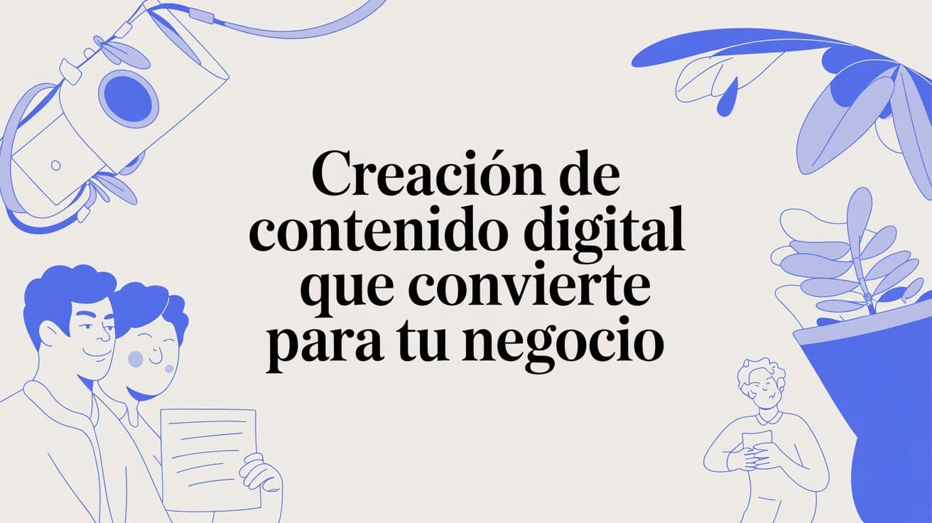 Creación de contenido digital que convierte para tu negocio