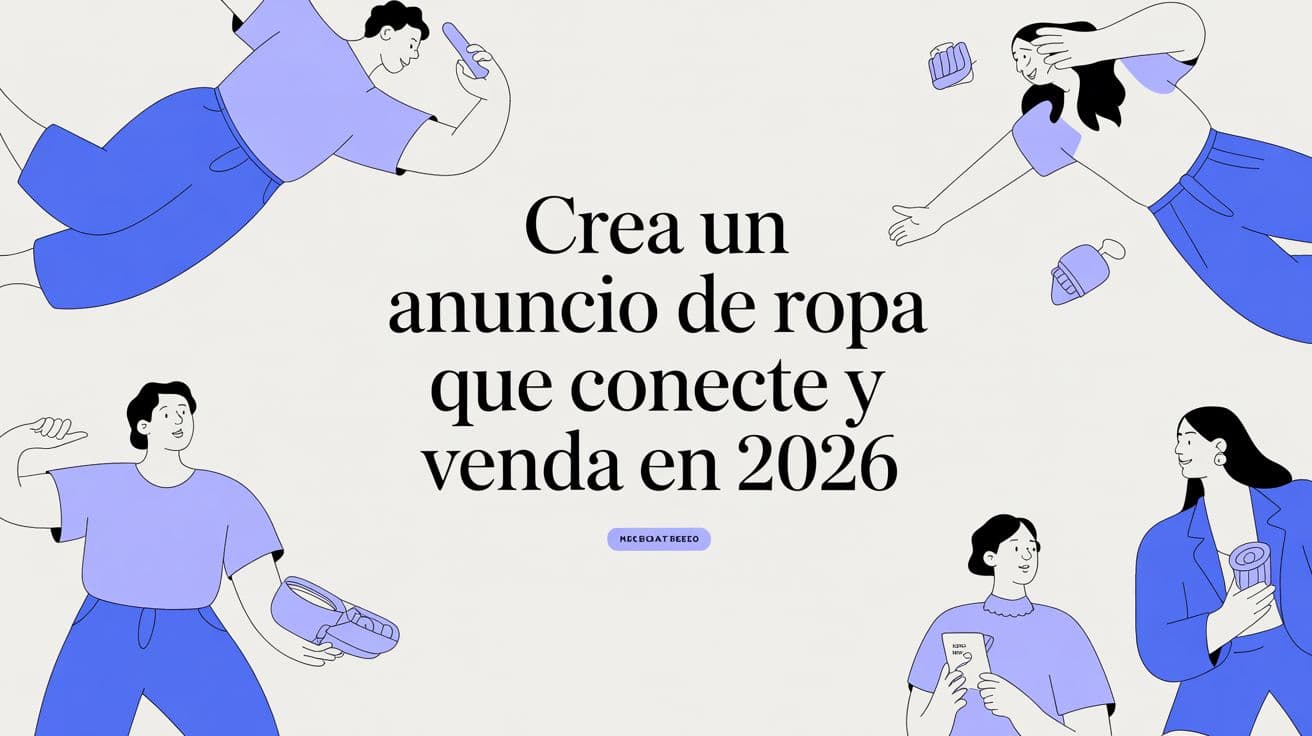 Crea un anuncio de ropa que conecte y venda en 2026