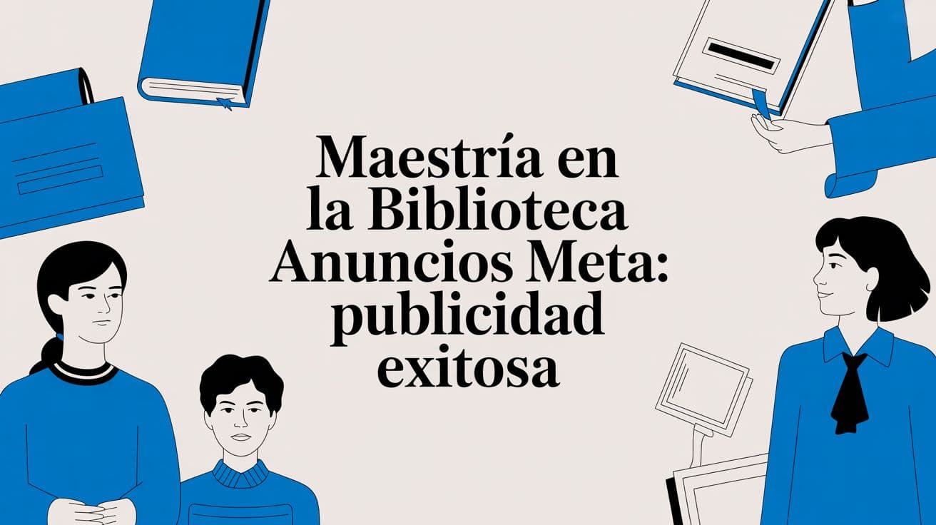 Maestría en la biblioteca anuncios meta: Publicidad exitosa