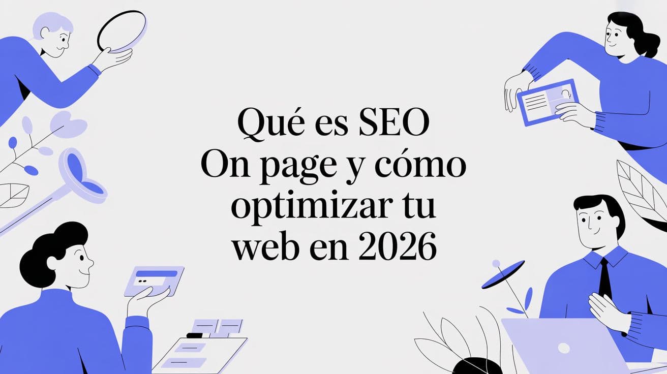 Qué es SEO on page y cómo optimizar tu web en 2026