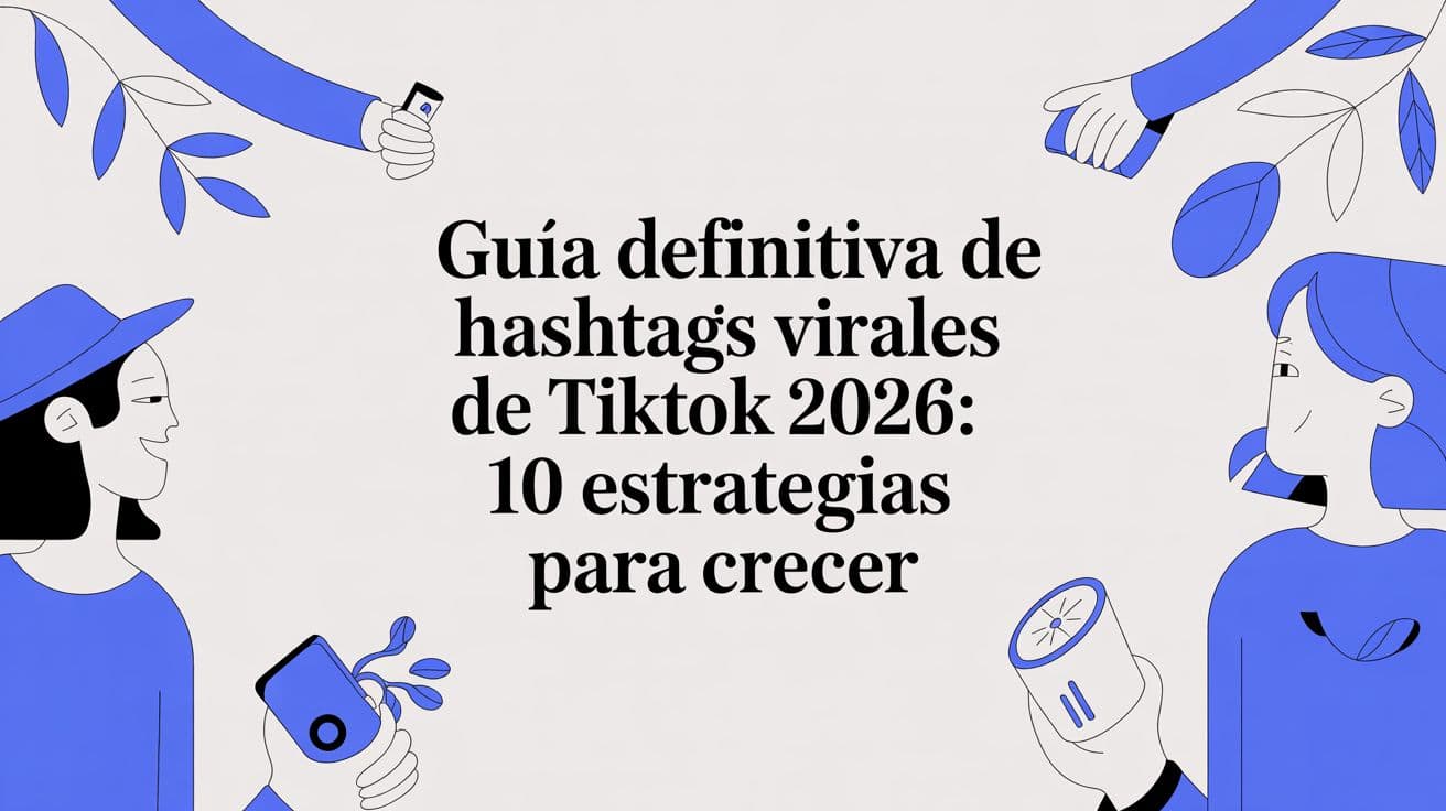 Guía definitiva de hashtags virales de TikTok 2026: 10 estrategias para crecer