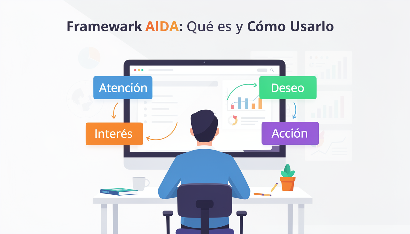 Framework AIDA: Qué es y Cómo Usarlo (con Ejemplos)